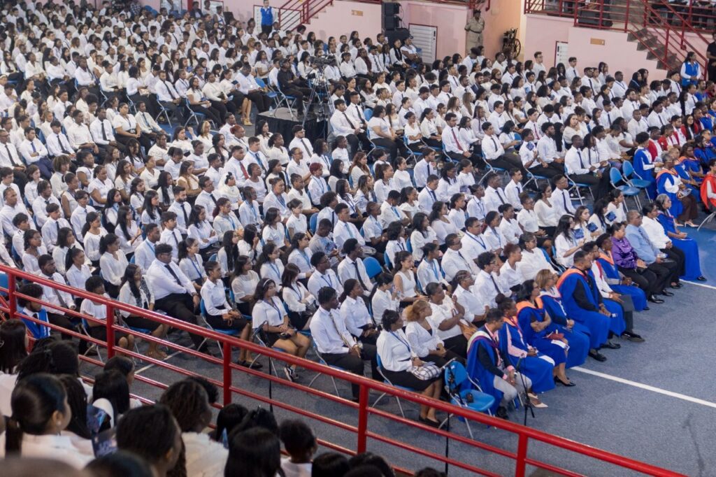 A cross-section of the new students at the UWI, St Augustine's matriculation and welcome ceremony at UWI SPEC, on September 19. - Photo courtesy the University of the West Indies